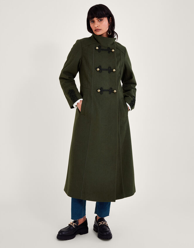 Mya Military Coat Green