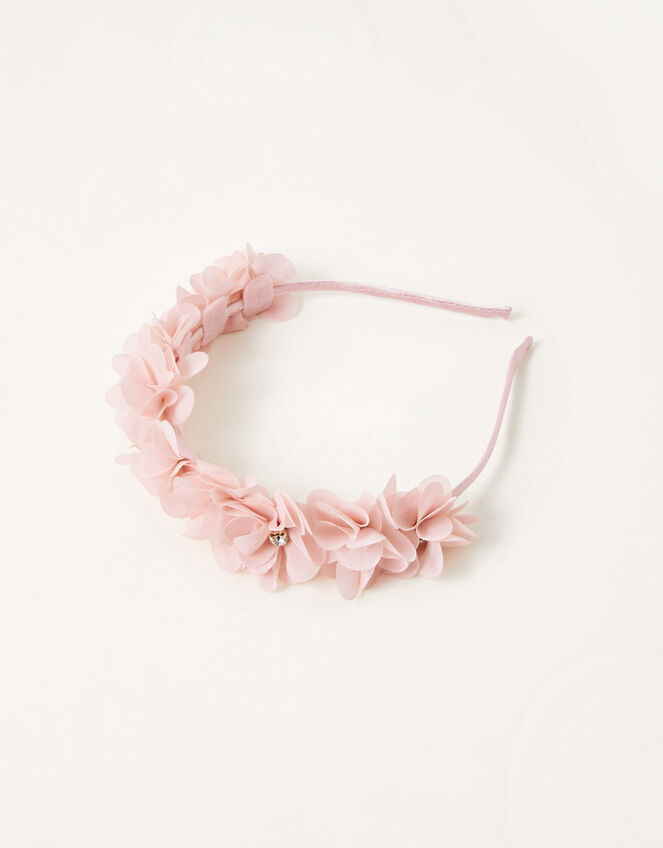 Pom-Pom Flower Headband, , large