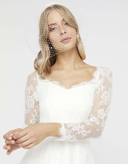 Cecily Bridal Bardot Lace Maxi Dress Ivory Wedding Dresses Monsoon Global