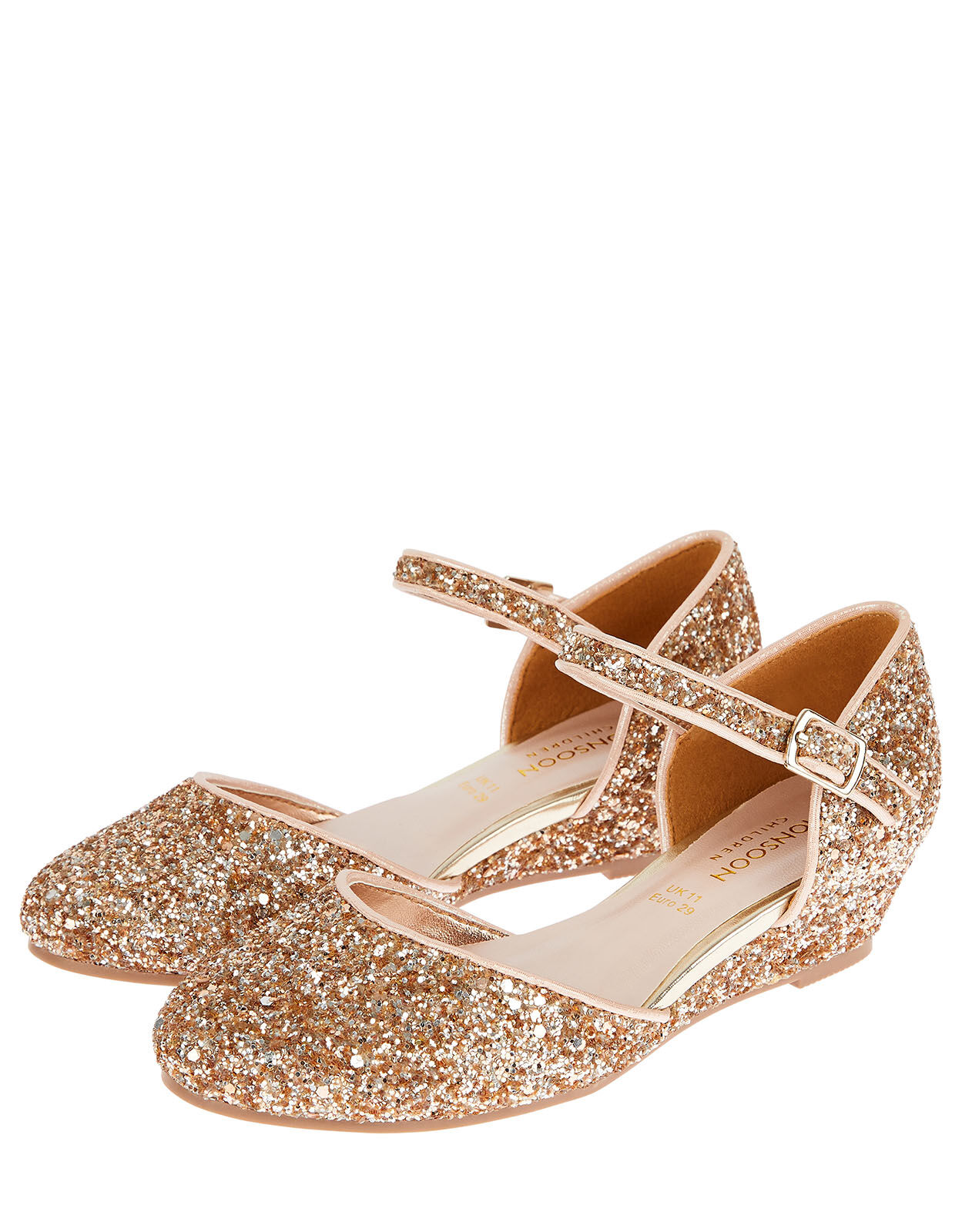Monsoon rose gold shoes sales