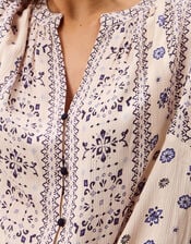 Bonny Print Blouse, Ivory (IVORY), large