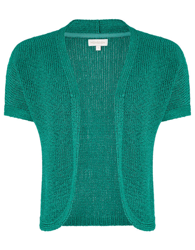 Sakura Stitch Shrug, Green (GREEN), large