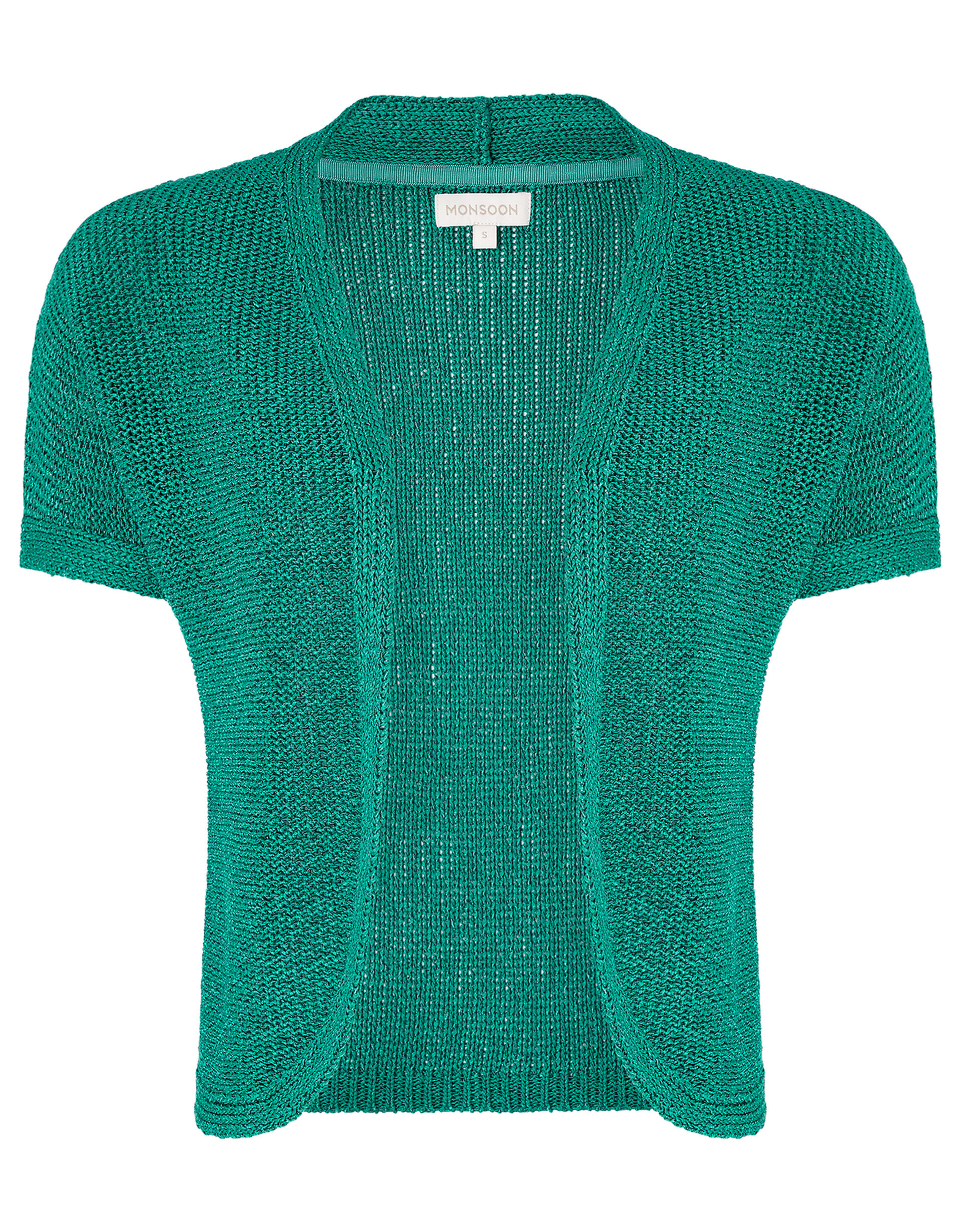 Sakura Stitch Shrug, Green (GREEN), large