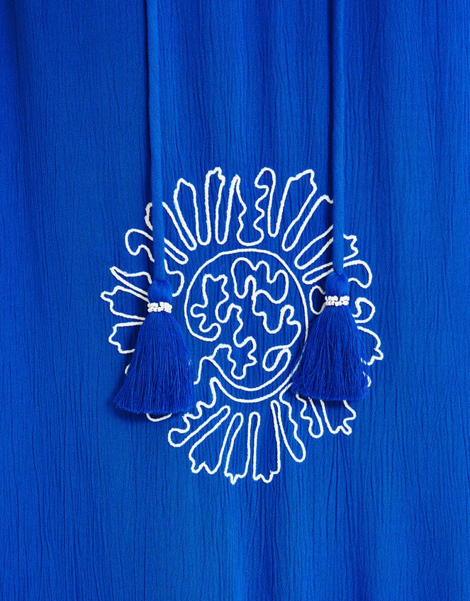 Meena Embroidered Dress, Blue (COBALT), large