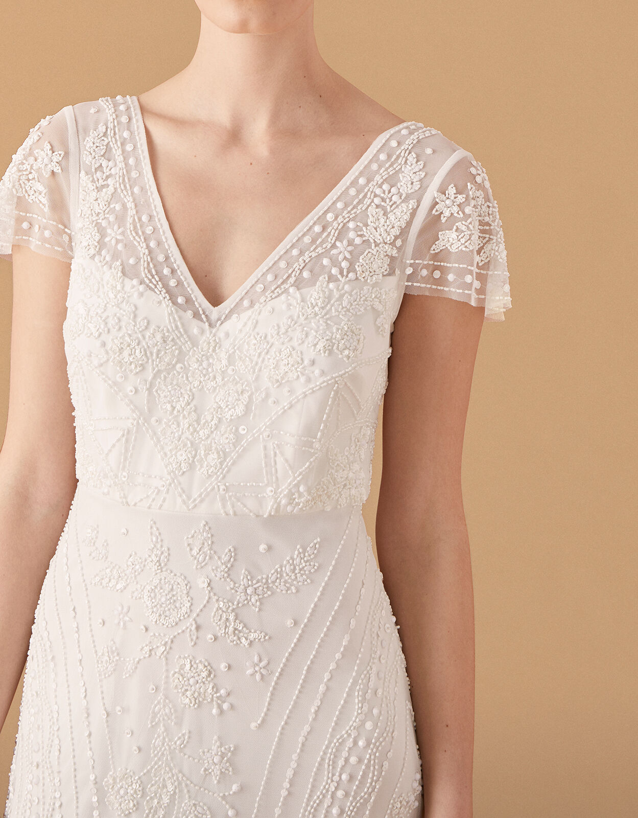 Monsoon beaded wedding dress shop