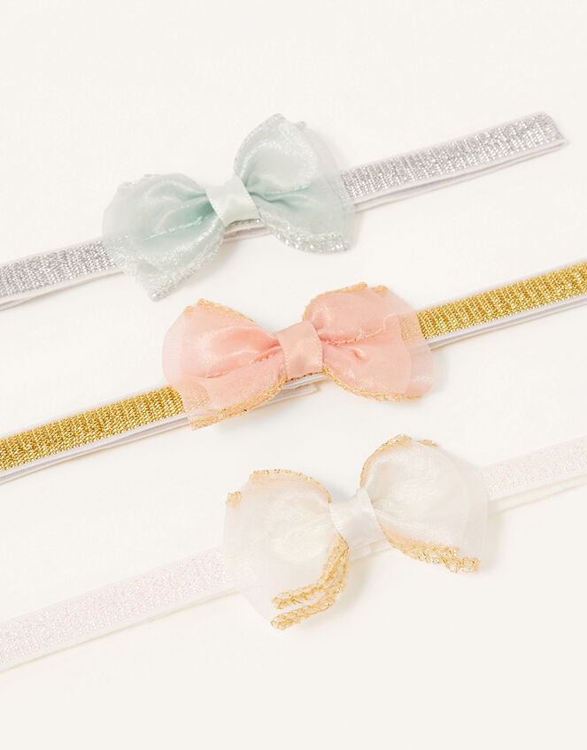 Baby Organza Bow Bando Set, , large