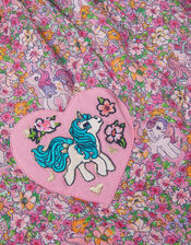 Monsoon x My Little Pony Floral Quilted Skirt, Multi (MULTI), large