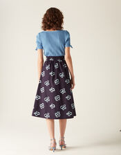 Mirla Beane Niki Skirt, Blue (NAVY), large