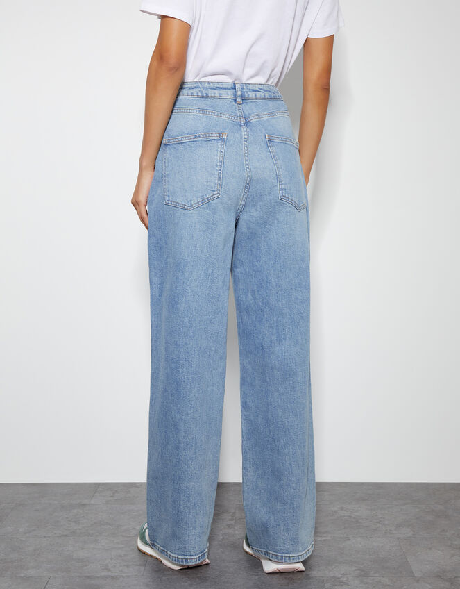 Ruby Wide Leg Jeans, Blue (PALE BLUE), large