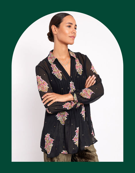 East Quinn Shirt, Black (BLACK), large