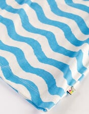 Frugi Wavy Stripe Top, Blue (BLUE), large