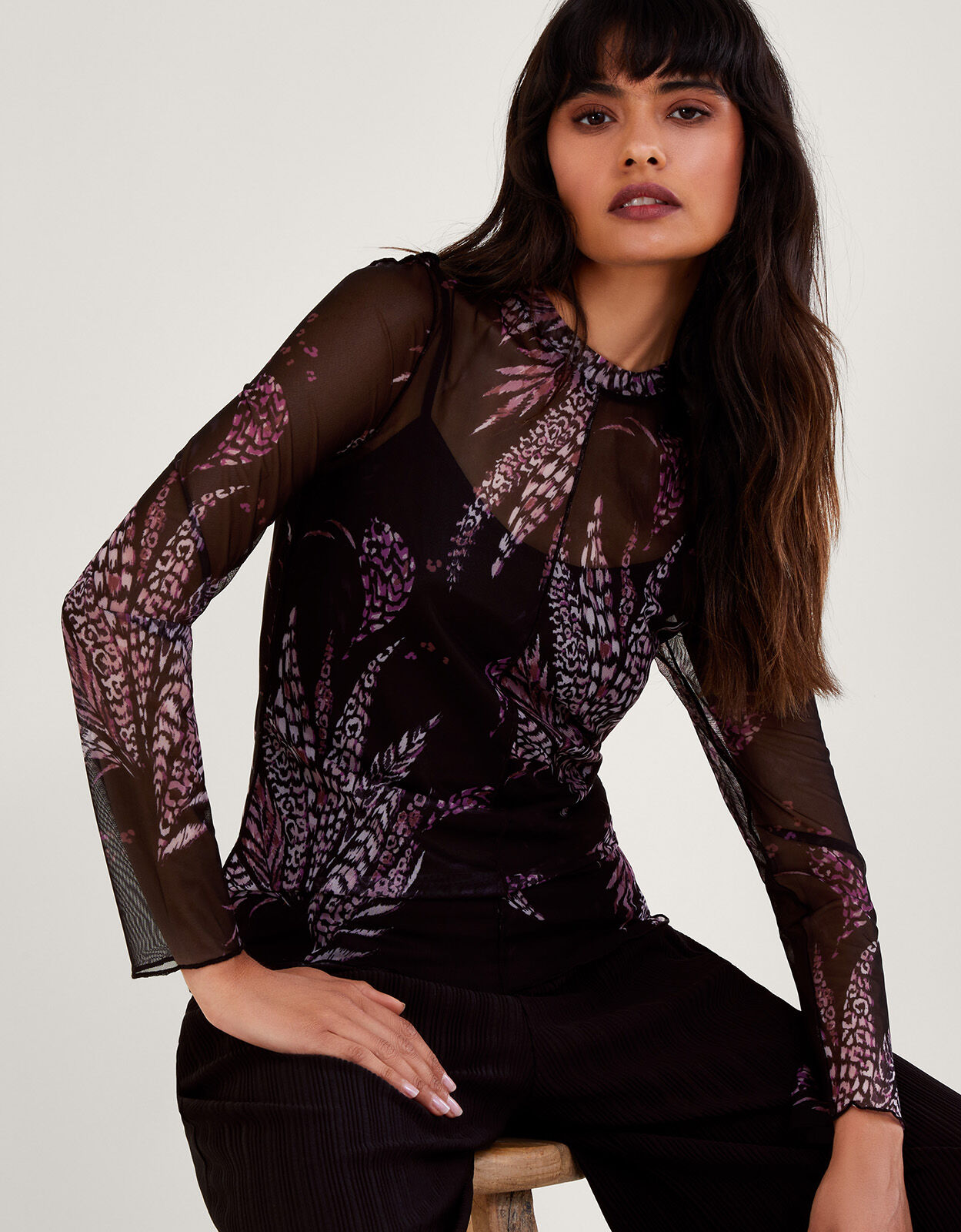 Printed mesh clearance top