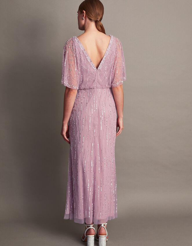 Elizabeth Embellished Shorter Length Maxi Dress, Pink (PINK), large