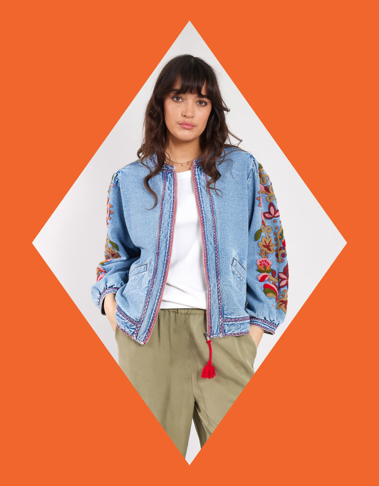Monsoon dani on sale denim jacket