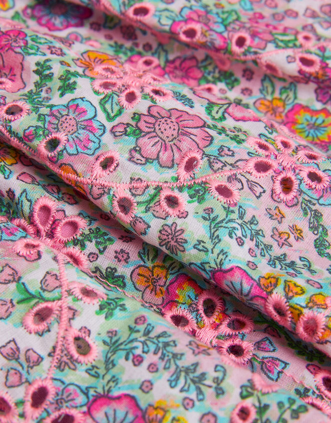 Broderie Floral Print Skort, Pink (PINK), large