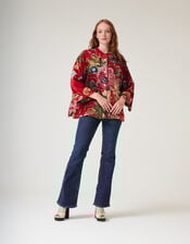 One Hundred Stars Primula Velvet Jacket, , large