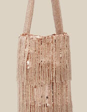 Pedra Beaded Fringe Bag, , large
