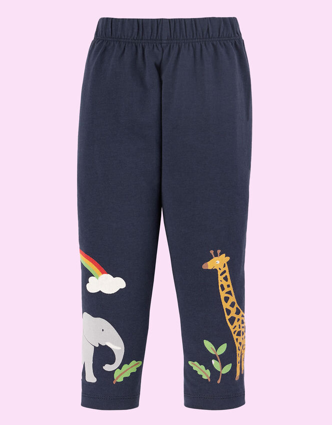 Frugi Luana Leggings, Blue (NAVY), large