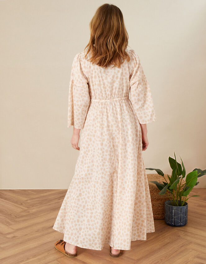 Leni Animal Print Maxi Dress, Natural (NEUTRAL), large
