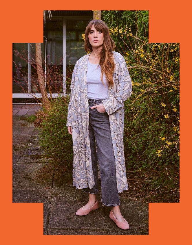 One Hundred Stars Sphinx Duster Jacket, , large