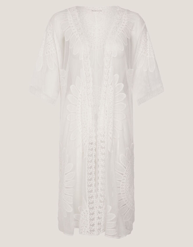 Stevie Lace Beach Cover Up, Ivory (IVORY), large