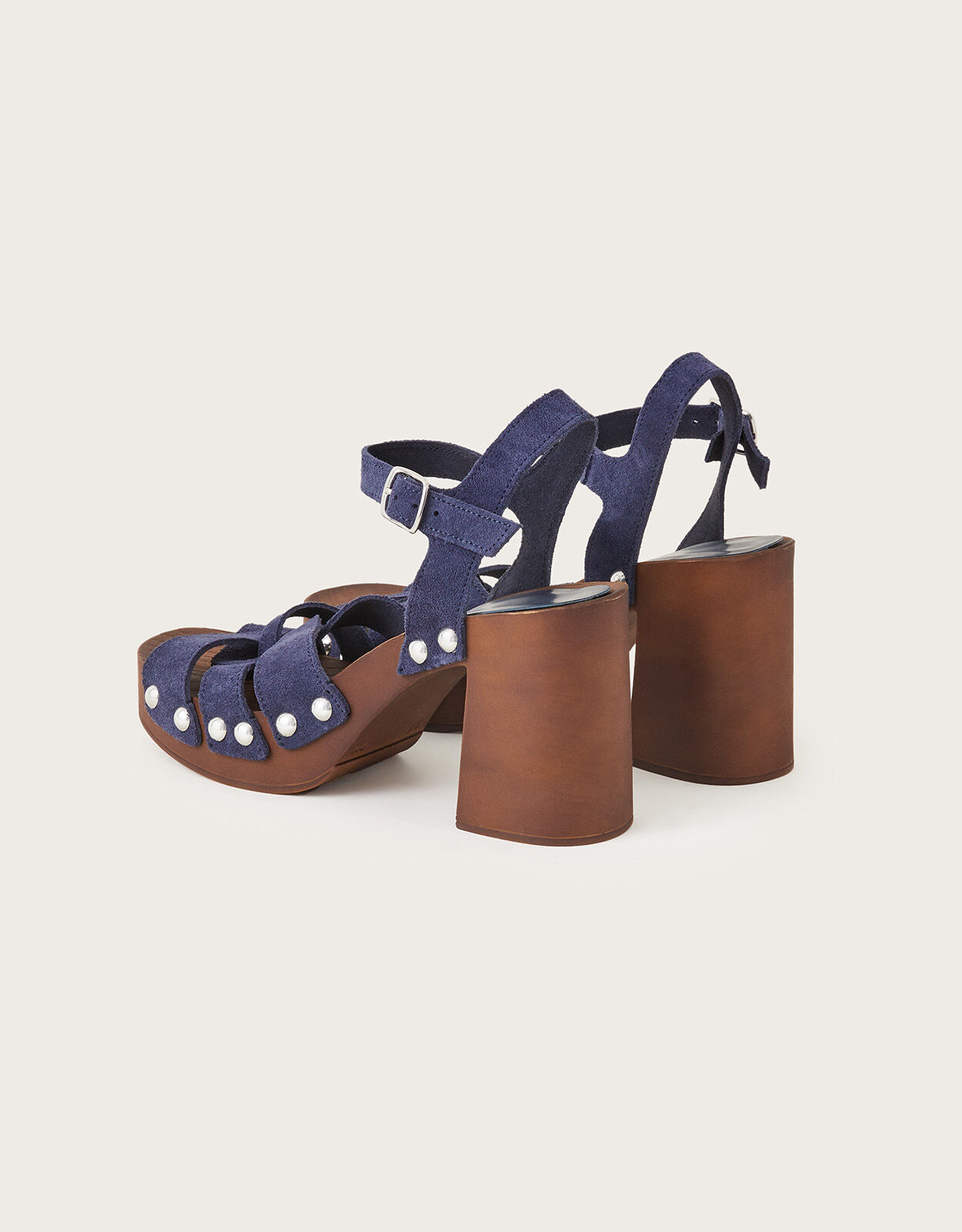 Heeled clogs deals with strap