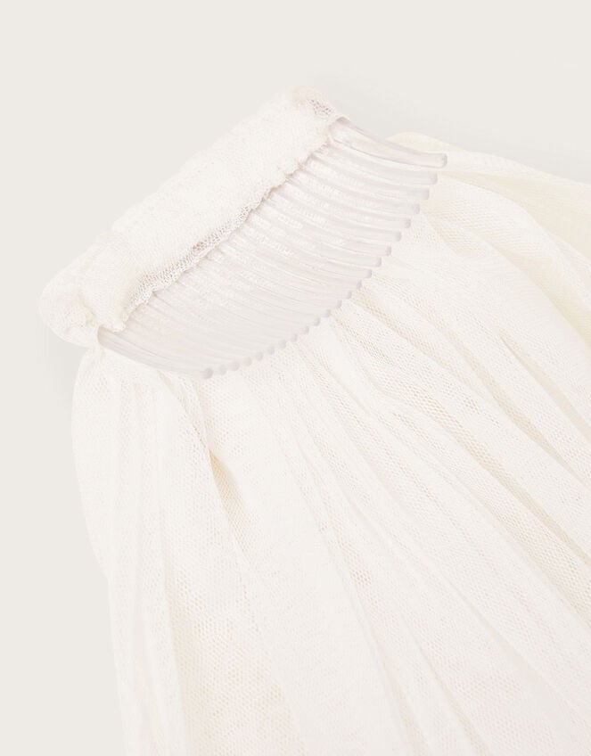 Floral Embroidered Bridal Veil, , large