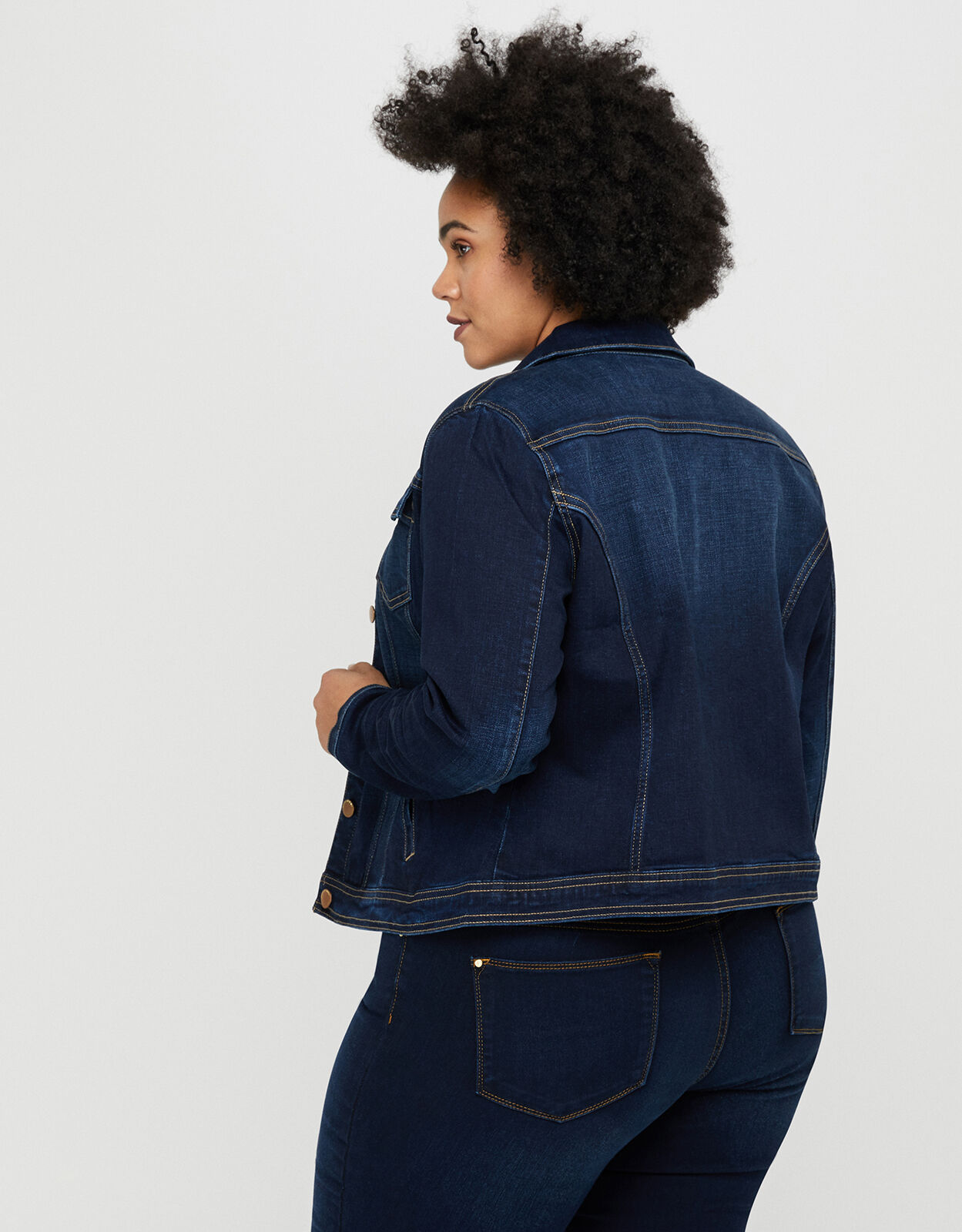 Daria Denim Jacket with Organic Cotton and Recycled Polyester Blue Casualwear Monsoon Global