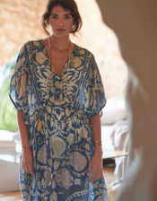 One Hundred Stars Susani Print Kaftan Dress, , large