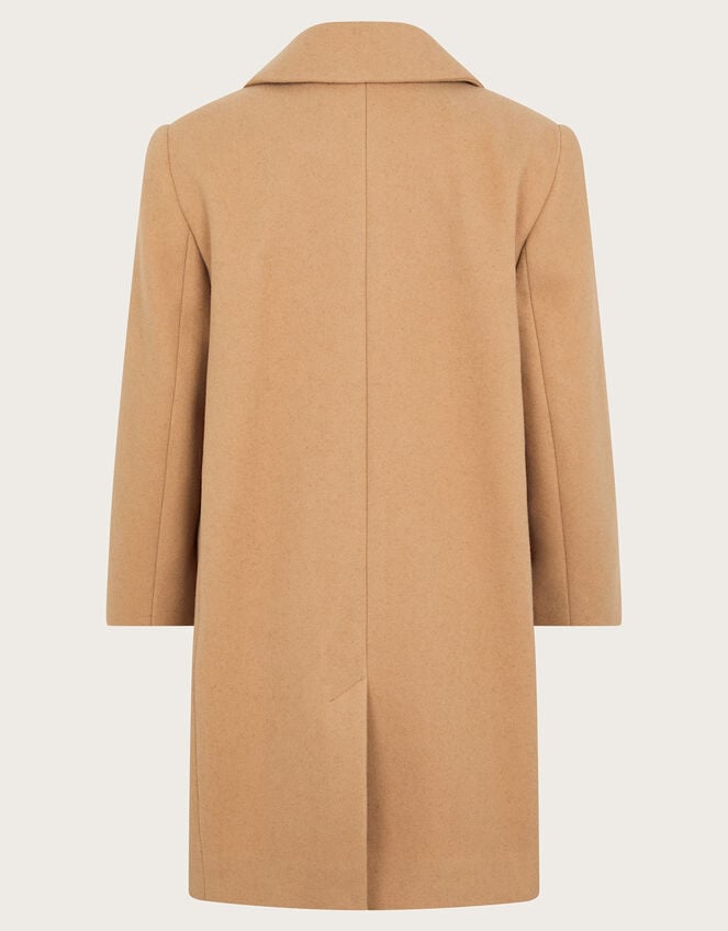 Crombie Coat, Camel (CAMEL), large