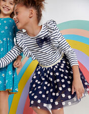 Glitter Daisy 2-in-1 Dress, Blue (NAVY), large