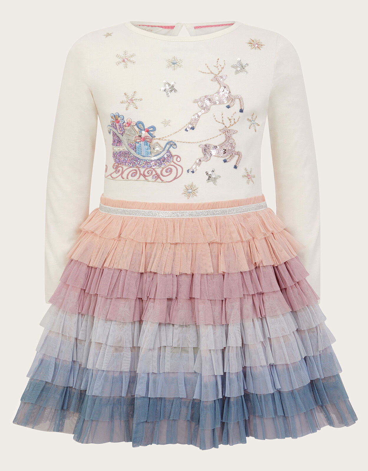 Monsoon reindeer dress cheap