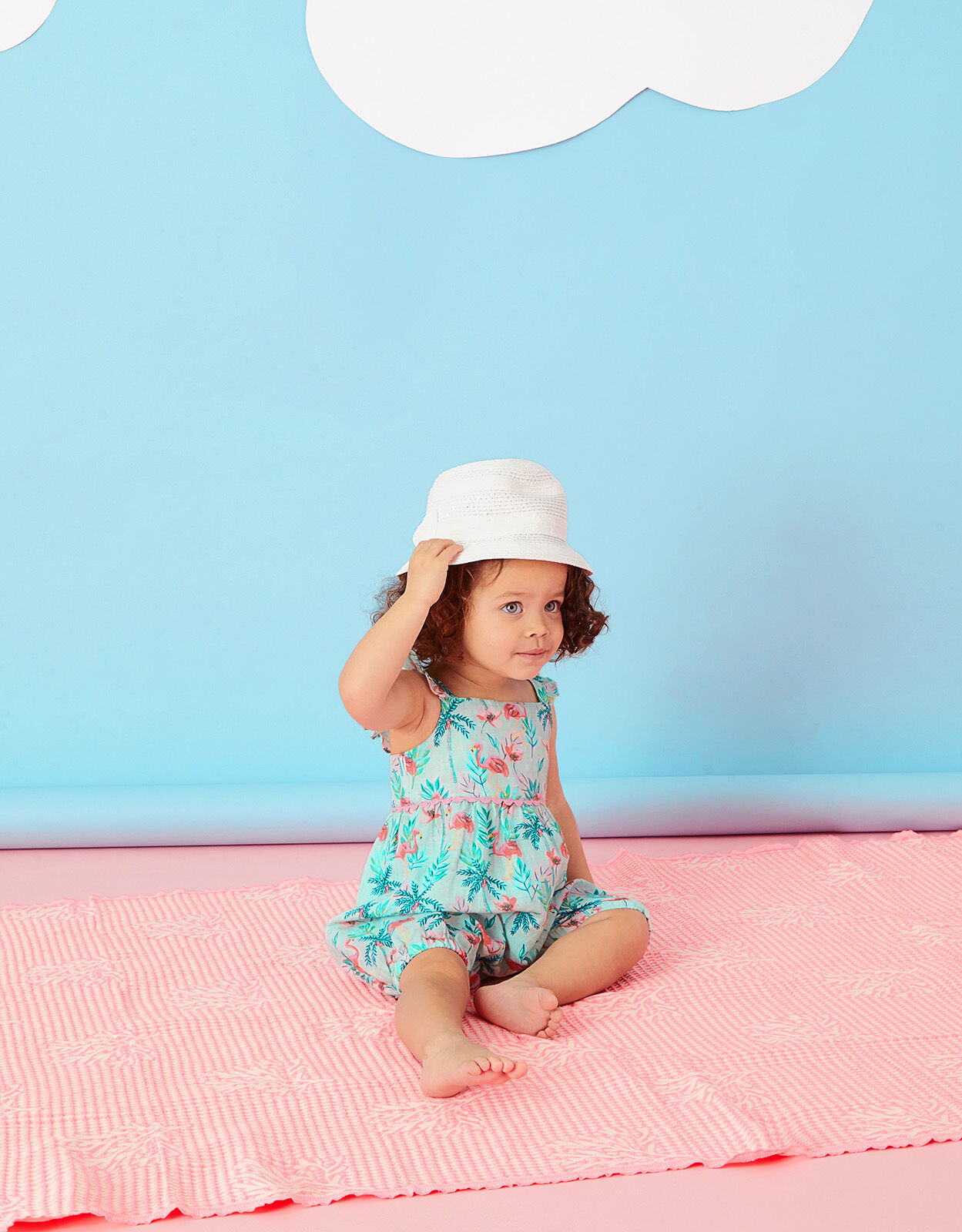 Flamingo romper shop baby