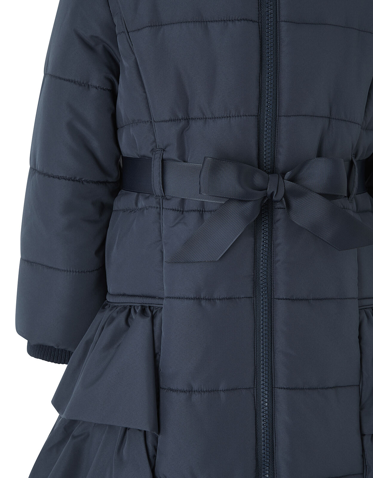Ocean Padded Coat in Recycled Polyester Blue