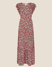 Fable Floral Jersey Maxi Dress, Pink (PINK), large