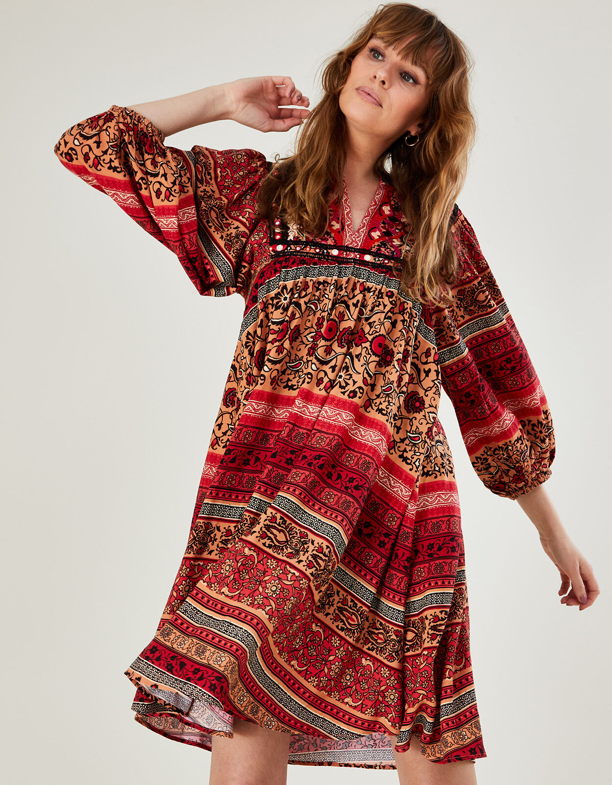Premium Smock Heritage Print 