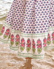Dessa Block Print Dress, Multi (MULTI), large