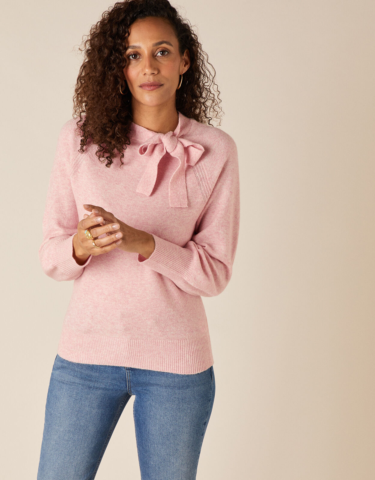Blush pink top jumper