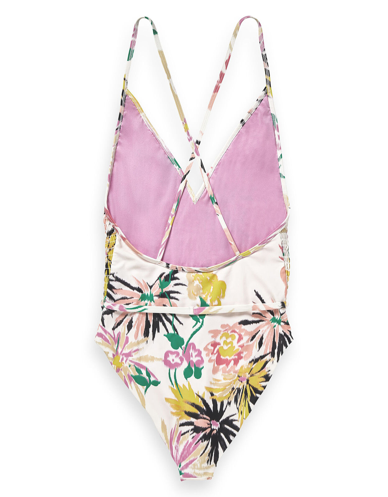 Scotch and Soda Smocked Detail Swimsuit Multi