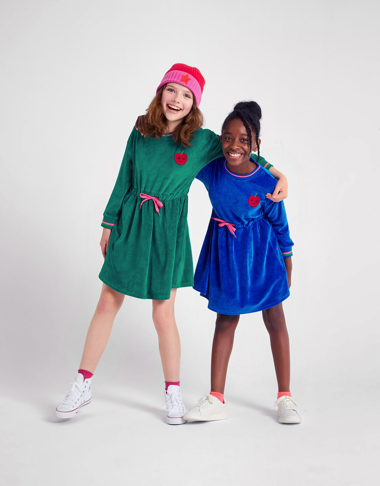 Velour girls online dress