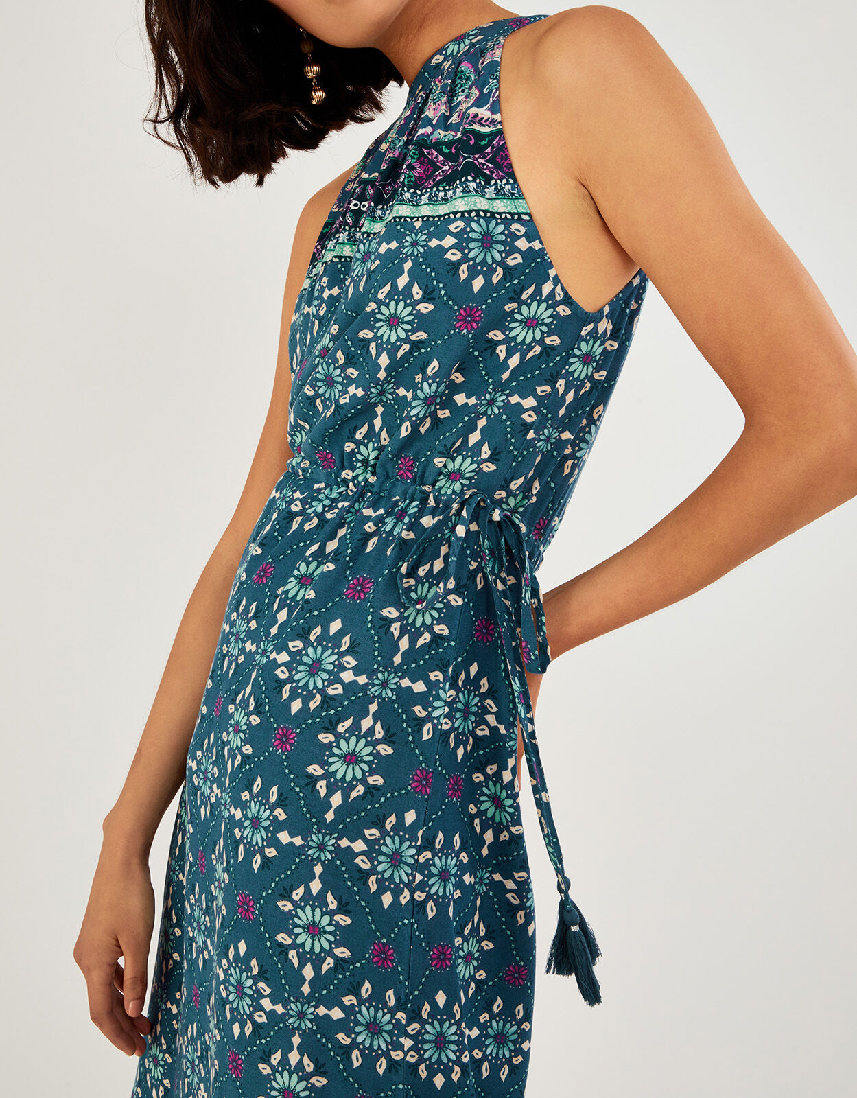 Topshop tiled maxi dress hotsell