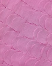 Jazzy Scallop Frill Shift Dress, Pink (MAGENTA), large