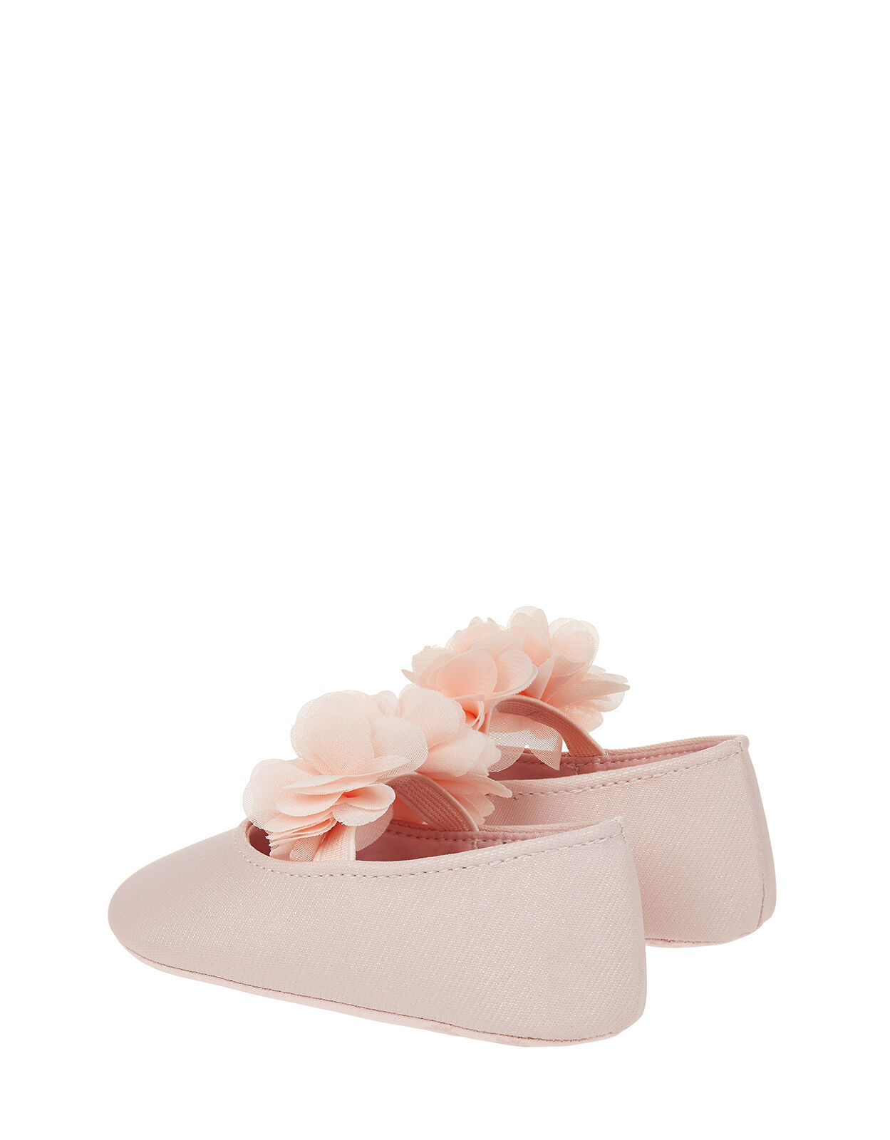 Baby Macaroon Corsage Booties Pink