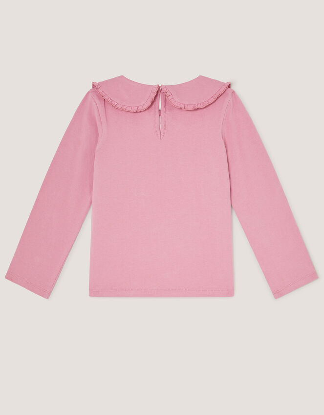 Unicorn Portrait Long Sleeve Top, Pink (PINK), large
