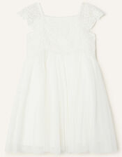 Baby Estella Dress, Ivory (IVORY), large