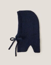 Darla Knitted Bonnet, Blue (NAVY), large
