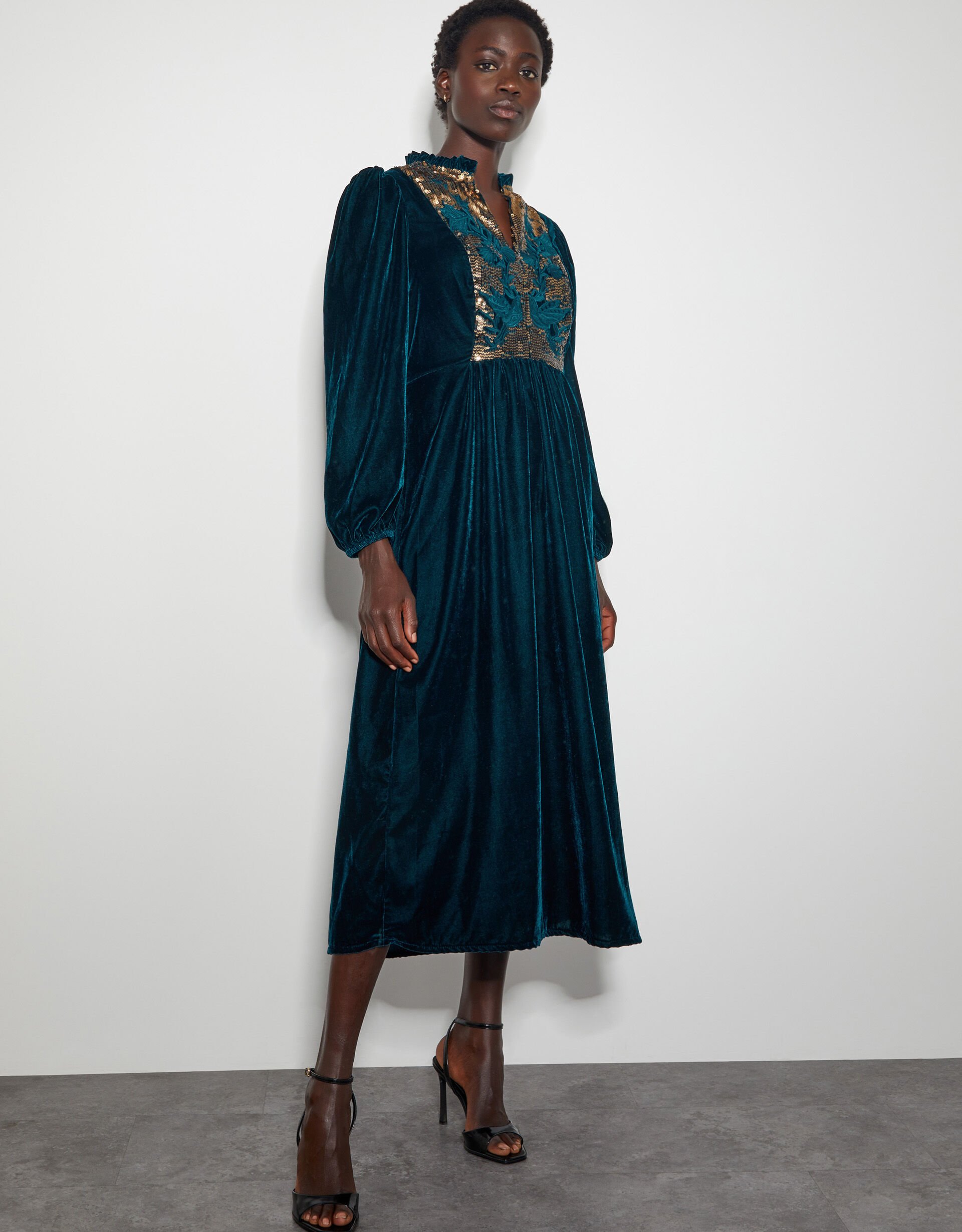 Monsoon velvet suit discount