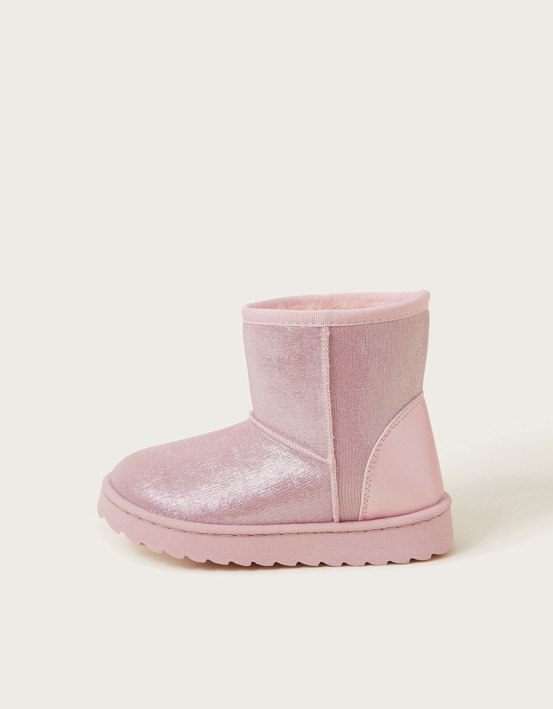 Pink metallic ankle boots clearance