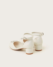 Gemstone Butterfly Two-Part Heels, Ivory (IVORY), large