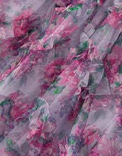 Baby Roma Peony Ruffle Party Dress, Purple (LILAC), large